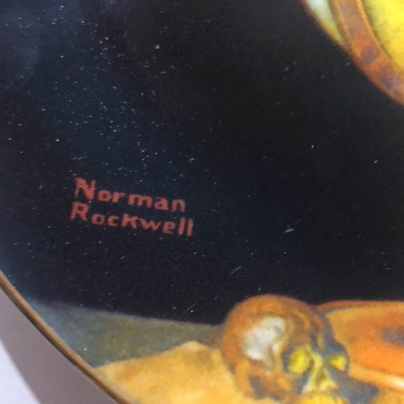 Edwin M. Knowles Newfound Worlds by Norman Rockwell collector’s plate - Picture 3 of 9